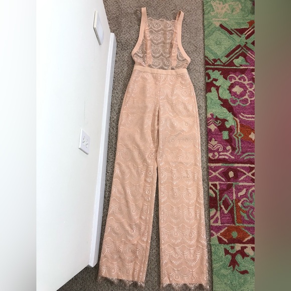 House of CB Carmelita blush dress jumpsuit - Picture 7 of 9